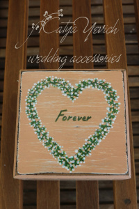Casket for wedding rings CFW-05